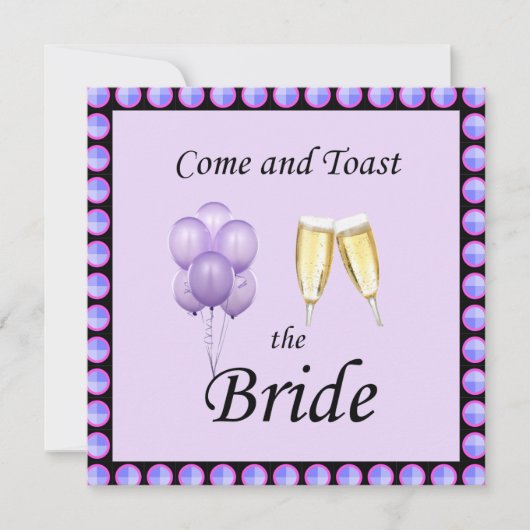 Invitation Lavender Bachelorette (Devant)