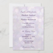 Invitation Lavender Bokeh | Collection Mariage (Devant)