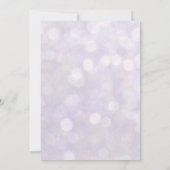 Invitation Lavender Bokeh | Collection Mariage (Dos)