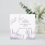 Invitation Lavender Bridal Shower (Debout devant)