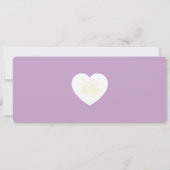 Invitation Lavender & Cream Boarding Pass Wedding (Dos)