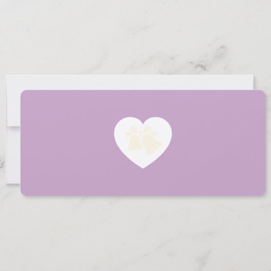 Invitation Lavender & Cream Boarding Pass Wedding (Dos)