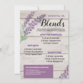 Invitation Lavender Essential Oil Diffuser Mélanges (Devant)