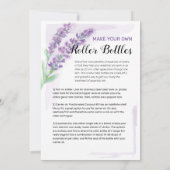 Invitation Lavender Essential Oil Diffuser Mélanges (Dos)