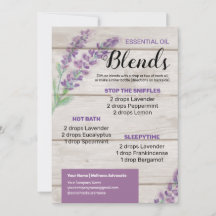 Lavender Essential Oil Diffuser Mélanges