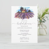 Invitation Lavender fields Villa méditerranéenne nuptiale dou (Debout devant)