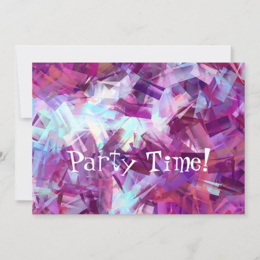 INVITATION LAVENDER FLEURS (Devant)