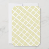 Invitation Lavender Flower Sprigs Jaune 50e anniversaire (Dos)