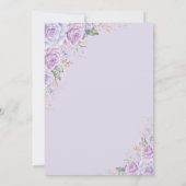 Invitation Lavender Gold Quinceanera Mis Quince 15 Anos (Dos)