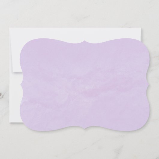 Invitation Lavender Hydrangeas Seras-Tu Ma Femme (Dos)