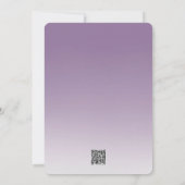 Invitation Lavender Pink Spring Lilacs Birthday Card (Dos)