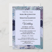 Invitation *~* Lavender RSVP Website AGATE Stars AR13 Mariage (Devant)