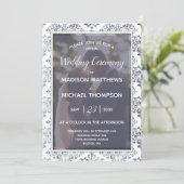 Invitation Lavender Sage Mariage virtuel Mariage Livestream (Debout devant)