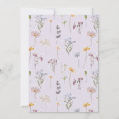 Invitation Lavender Spring Wildflower Meadow Garden Wedding   (Dos)