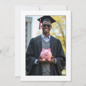 Invitation "L'avenir est brillant" Diplôme en finance (Dos)