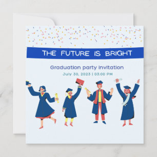 Invitation L'Avenir Est Une Belle Tassel Graduation Party Pho