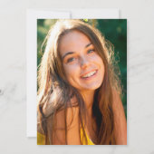 Invitation L'Avenir Est Une Bonne Fête De La Graduation (Dos)