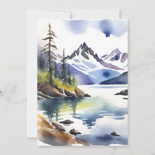 Invitation L'aventure à thème Wolf attend le baby shower (Dos)