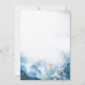 Invitation L'aventure attend le baby shower du paysage de mon (Dos)