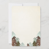 Invitation L'aventure attend le cru d'invitation de baby (Dos)