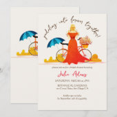 Invitation L'aventure commence Fête des mariées de mariée à v (Devant / Derrière)