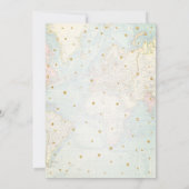 Invitation L'aventure commence le Baby shower des couples de  (Dos)