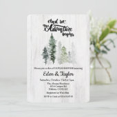 Invitation L'Aventure Commence L'Invitation De Douche Couples (Debout devant)