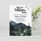 Invitation L'Aventure Commence L'Invitation De Douche Couples (Debout devant)