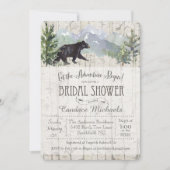 Invitation L'aventure commence l'ours nuptiale de douche Invi (Devant)