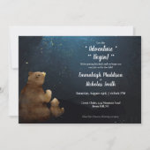 Invitation L'aventure commence Mariage informel de soirée (Devant)