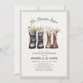 Invitation L'aventure commence Randonnées Bottes Couples Douc (Devant)