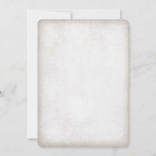 Invitation L'aventure commence rustique Enregistrer la date (Dos)