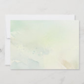 Invitation L'aventure commence Wild Nature Mountains Mariage (Dos)