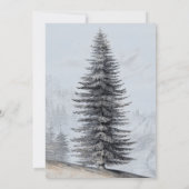 Invitation L'aventure commence Woodland Bear Baby shower par  (Dos)