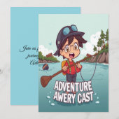 Invitation L'aventure d'Avery vous attend (Devant / Derrière)