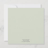 Invitation L'aventure de douche de bébé commencent le vert en (Dos)