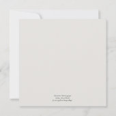 Invitation L'aventure grise de Teepee de douche de bébé (Dos)