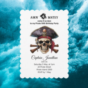 Invitation L'aventure pirate vous attend