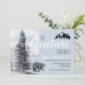 Invitation L'aventure se poursuit Ours des bois 1er anniversa (Debout devant)