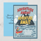 Invitation L'aventure vous attend (Devant / Derrière)