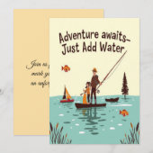 Invitation L'aventure vous attend (Devant / Derrière)