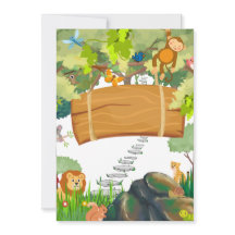 "L'aventure vous attend" Thème Jungle pour Enfants