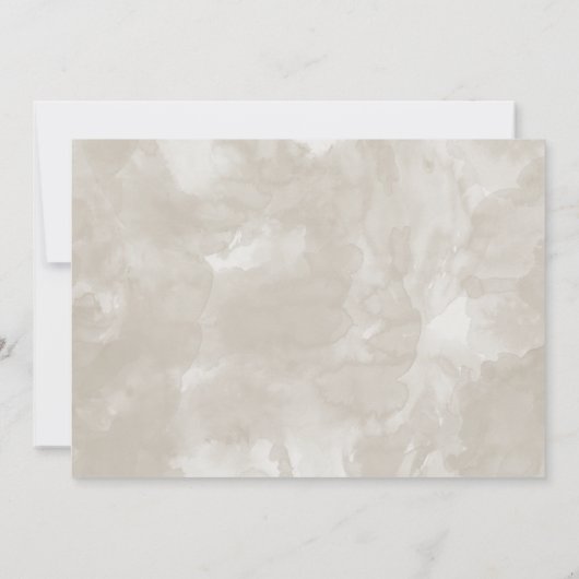 Invitation Laver à l'aquarelle dans le champignon par Barefoo (Dos)