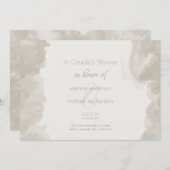 Invitation Laver à l'aquarelle dans le champignon par Barefoo (Devant / Derrière)