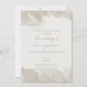 Invitation Laver à l'aquarelle dans le champignon par Barefoo (Devant)