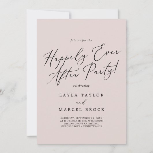 Invitation Laver Le Coordonné Brouiller Heureusement Jamais A (Devant)