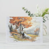 Invitation "Laverack" La chasse du Setter anglais (Debout devant)