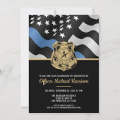 Invitation Law Enforcement Officer Police Academy Graduation (Devant)