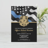 Invitation Law Enforcement Officer Police Academy Graduation (Debout devant)