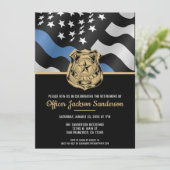 Invitation Law Enforcement Officer Police Retirement Party (Debout devant)